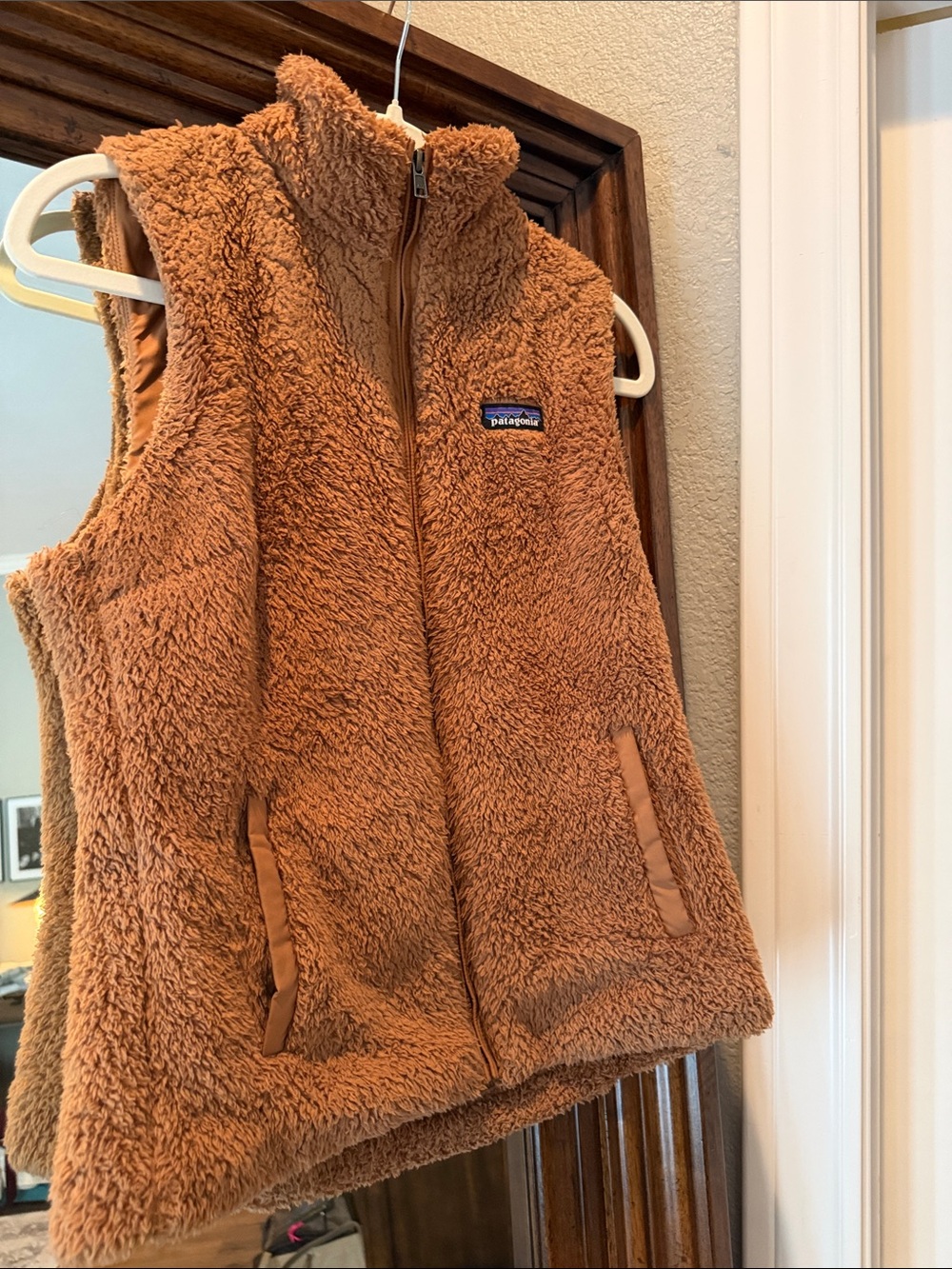 Patagonia Kids Brown Faux-Sherpa Fleece Vest